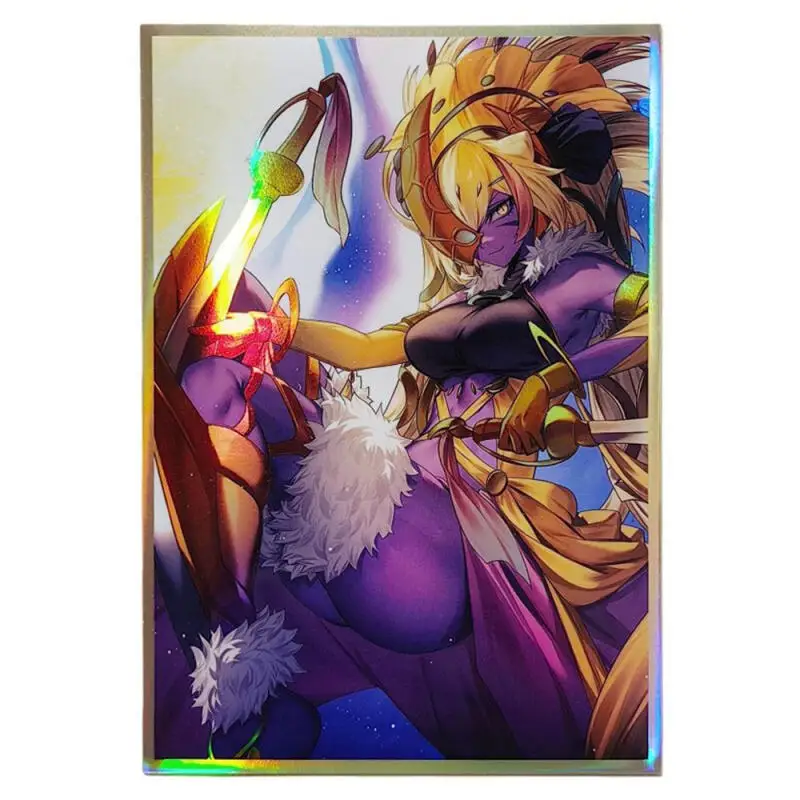 50 Stück/Set Yu-Gi-Oh! Lunalight Sabre Dancer VG Flash-Kartenhülle, Anime-Spiel-Sammelkarten-Schutzhülle, Geschenkspielzeug, 63 x 90 mm Image