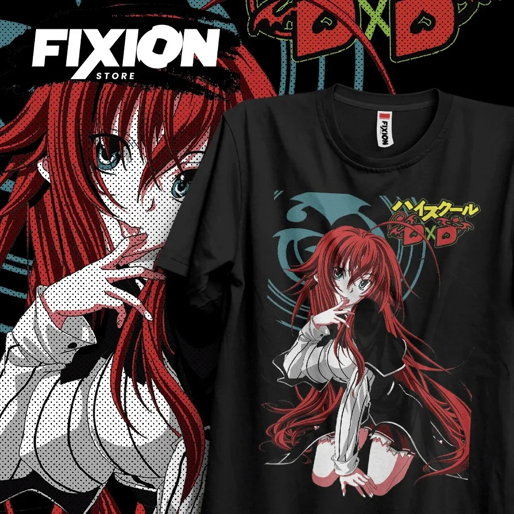 Anime Tshirt High School DxD Unisex Oversized hot product high qualit Streetwear soft Streetwear Trendy Cotton Y2k Short Sleeves