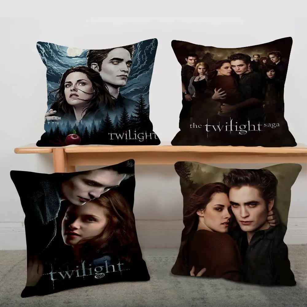The Twilight Saga Edward Cullen Vampir-Kissenbezug, Dekokissenbezug, bedruckter Kissenbezug für die Couch Image