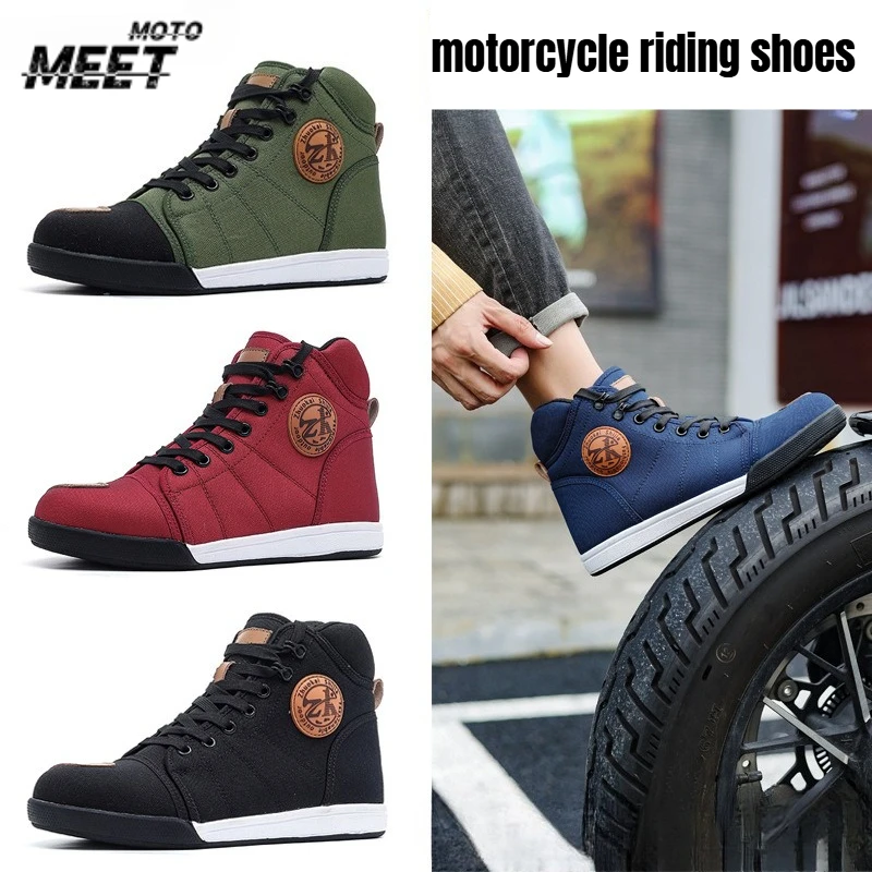 Neue Ankunft Moto Stiefel Männer Motorrad Schuhe Motocross Stiefel Anti Herbst Reitstiefel für Road Racing Parkour Schuhe Ritter Ausrüstung