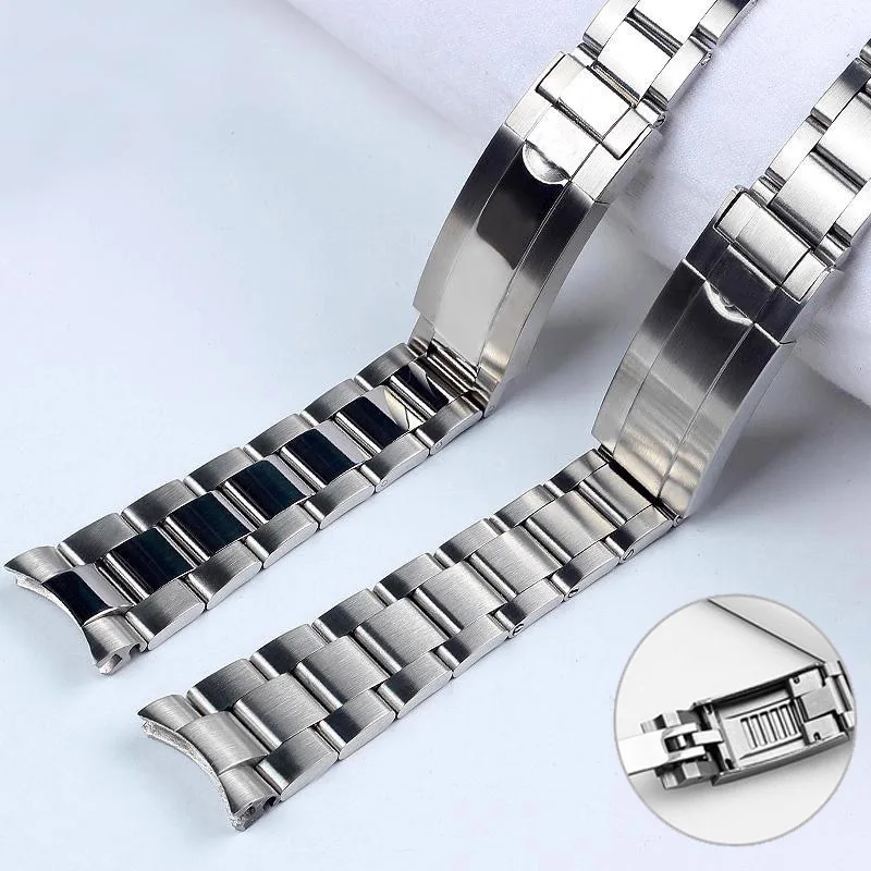 20 mm Metallarmband für Oyster Edelstahl-Uhrenarmband für Rolex SUBMARINER DAYTONA GMT Herren-Business-Uhrenarmband Image