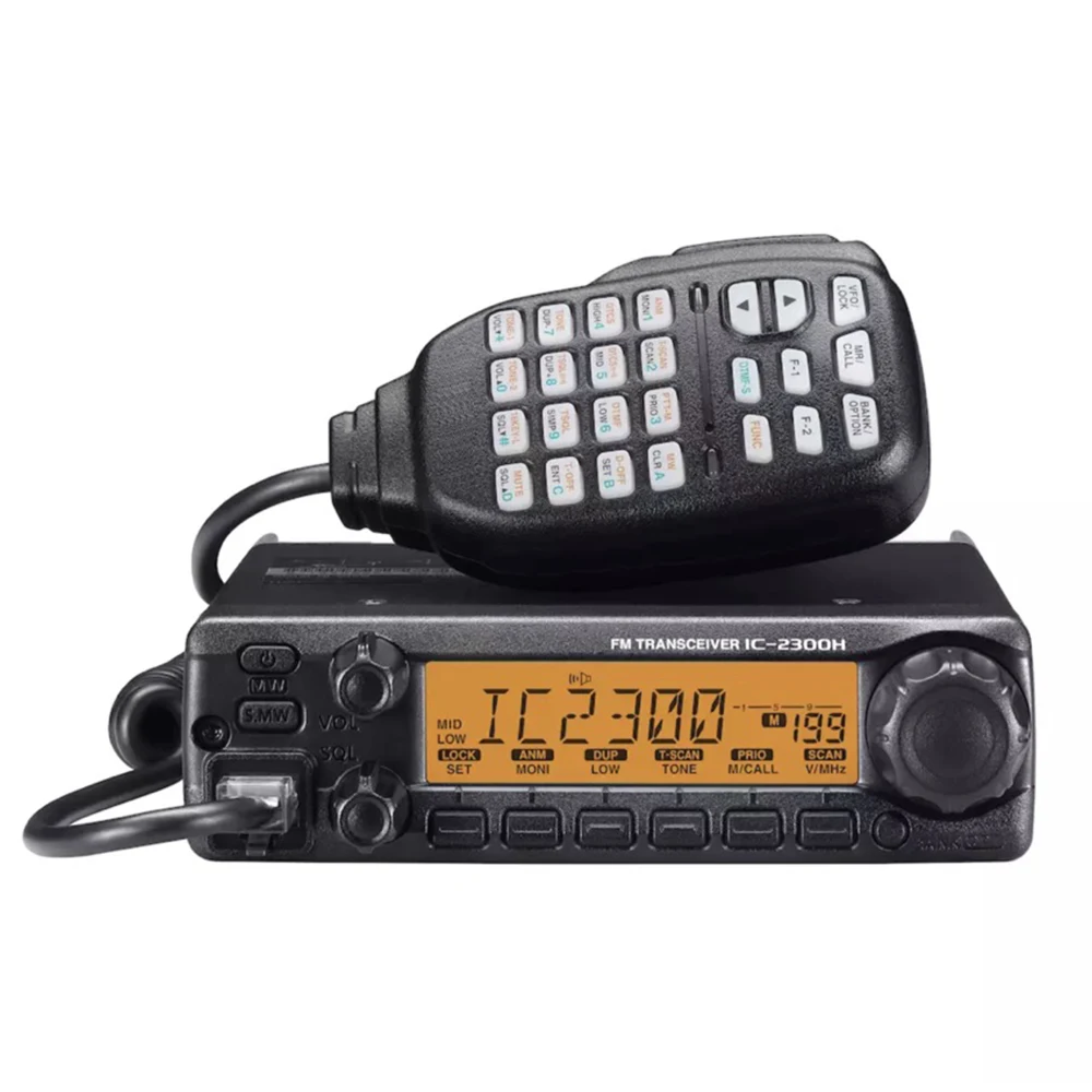 Professionelle IC2300h Ic-2300h 65W Fahrzeug montiert & Marine Amateur VHF Auto Taxi Walkie Talkie Station Transceiver Mobile Radio Image