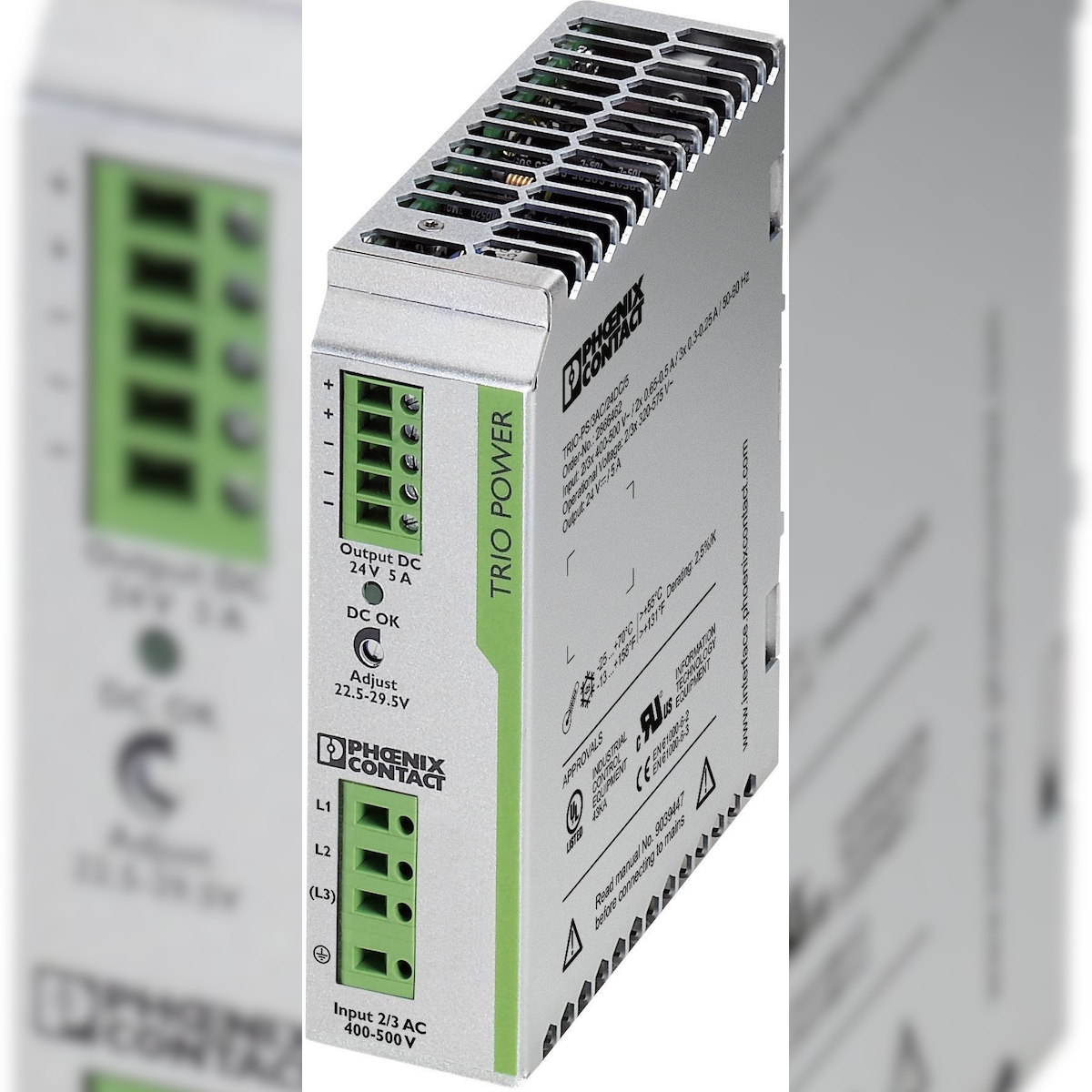 Phoenix Contact TRIO-PS/3AC/24DC/5 Hutschienen-Netzteil (DIN-Rail) 24 V/DC 5 A 120 W Anzahl 2866462 Image