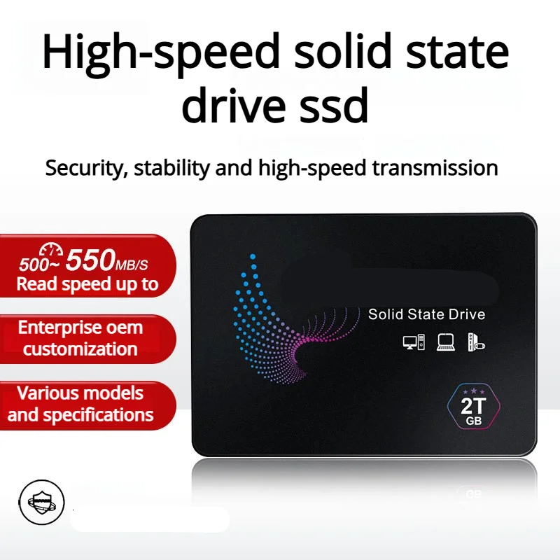 Laptop-Desktop, eingebaute Festplatte, 128 G, 256 G, Solid-State-Laufwerk, 2,5 Zoll, 512 g, 1 Zähne, geeignet für Laptops und Desktop-Computer Image