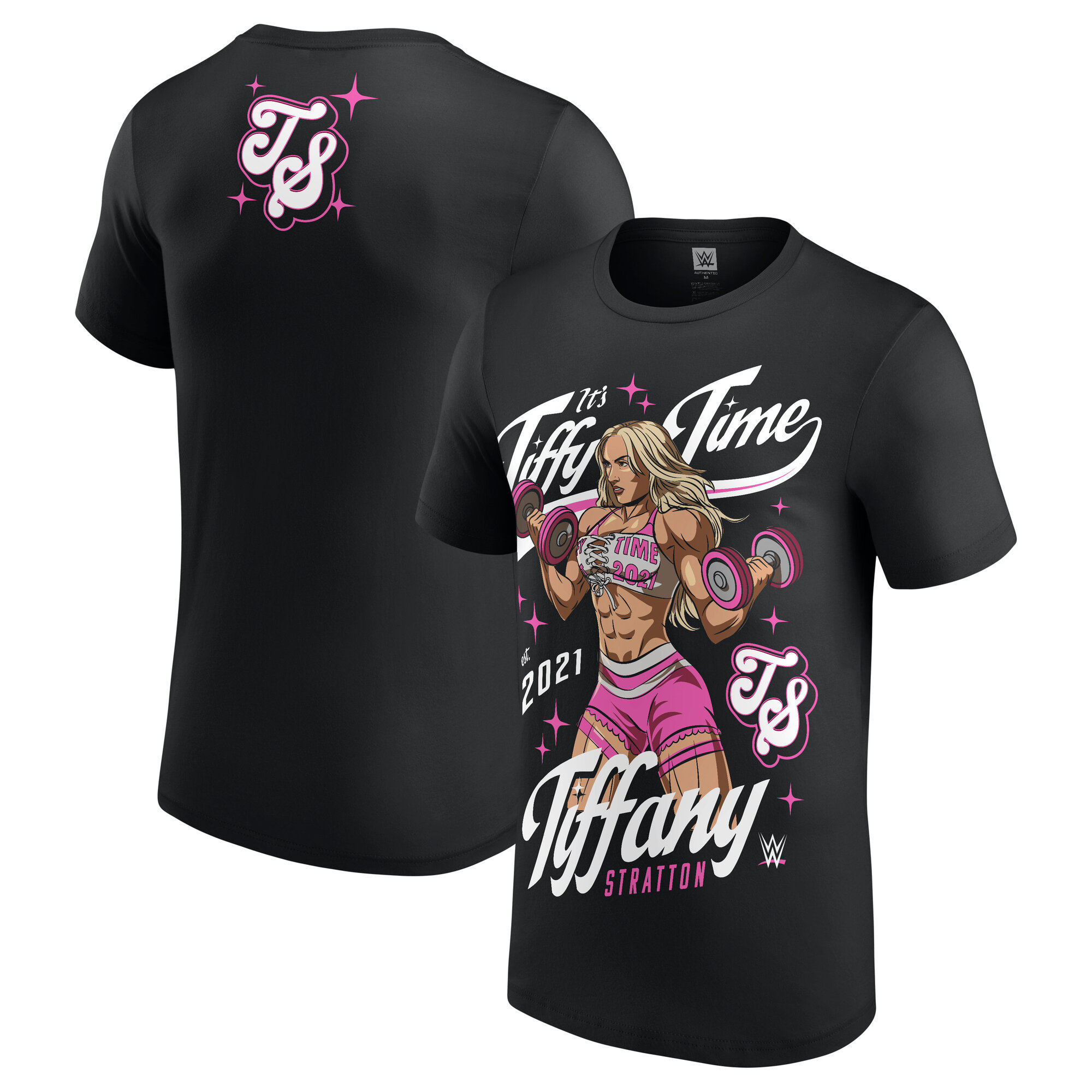 WWE Tiffany Stratton Est. 2021 T-Shirt - Schwarz - Herren Image