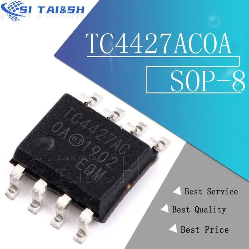 5pcs tc4427acoa sop-8 tc4427 sop tc4427aeoa tc4427a mosfet treiber neues original Image