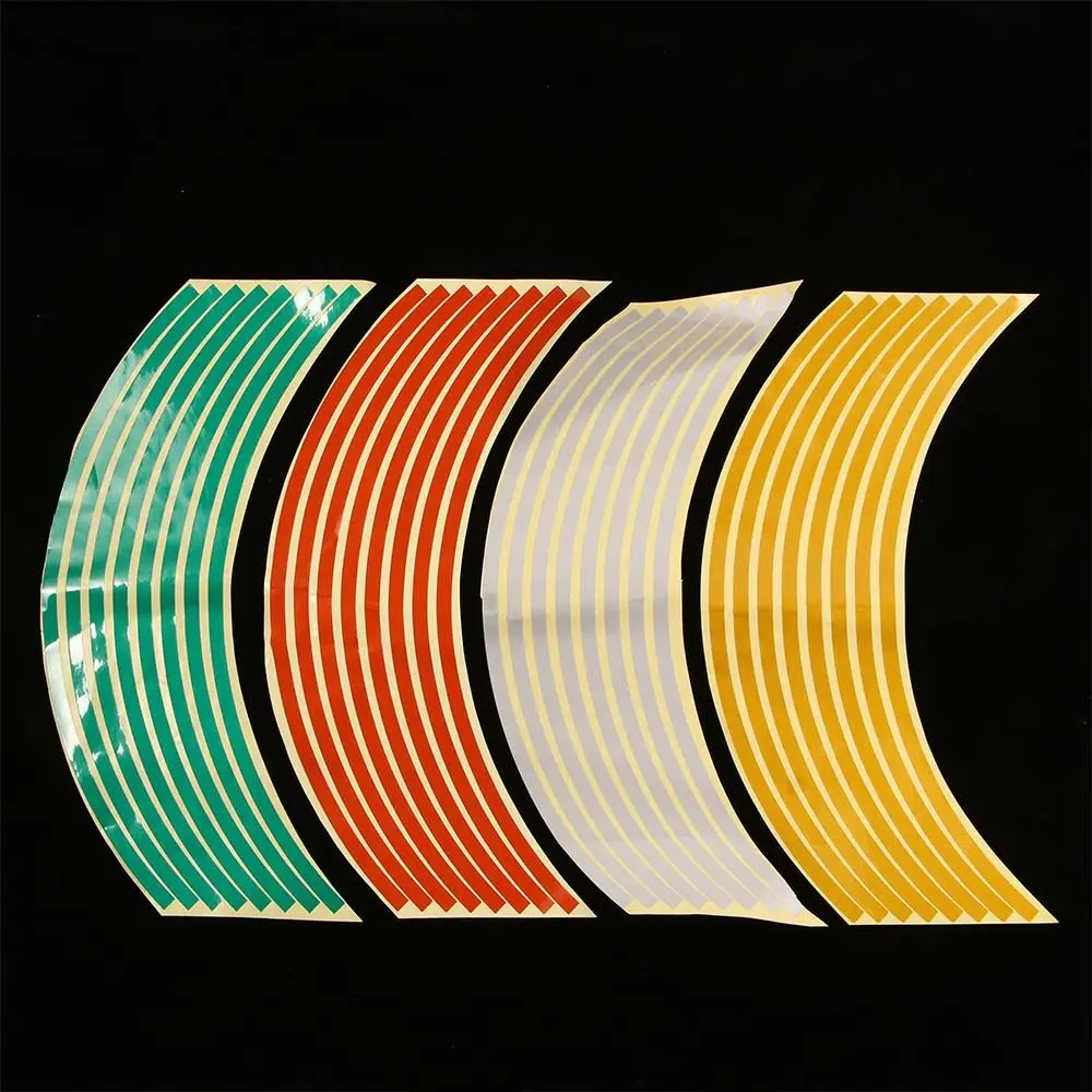 Adesivi Strisce riflettenti Adesivi per moto Nastro per cerchioni Adesivo per ruote per motocicli Nastro riflettente per strisce per cerchioni