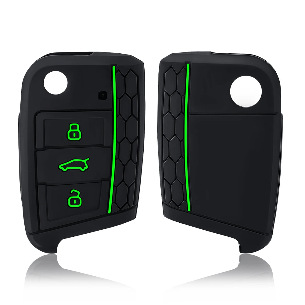 Neues Schlüsselhüllen-Design für VW Golf 7 GTI POLO T-Cross T-Roc Touran Tiguan Skoda Octavia Rapid Fabia Seat Ibiza Leon Ateca Image