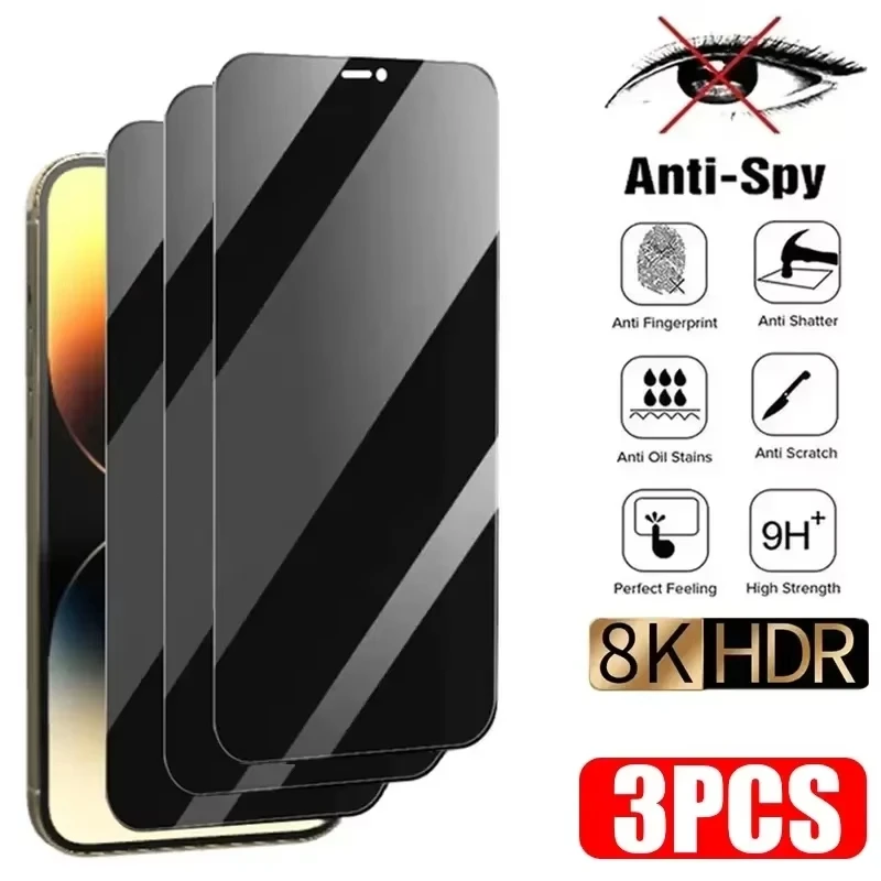 1-3 Stück Anti-Spionage Gehärtetes Glas Displayschutzfolien für Samsung A17 A16 A26 A57 A56 A36 A35 A07 A06 A34 A33 A05 A55 A54 A25 A15 A14 Image