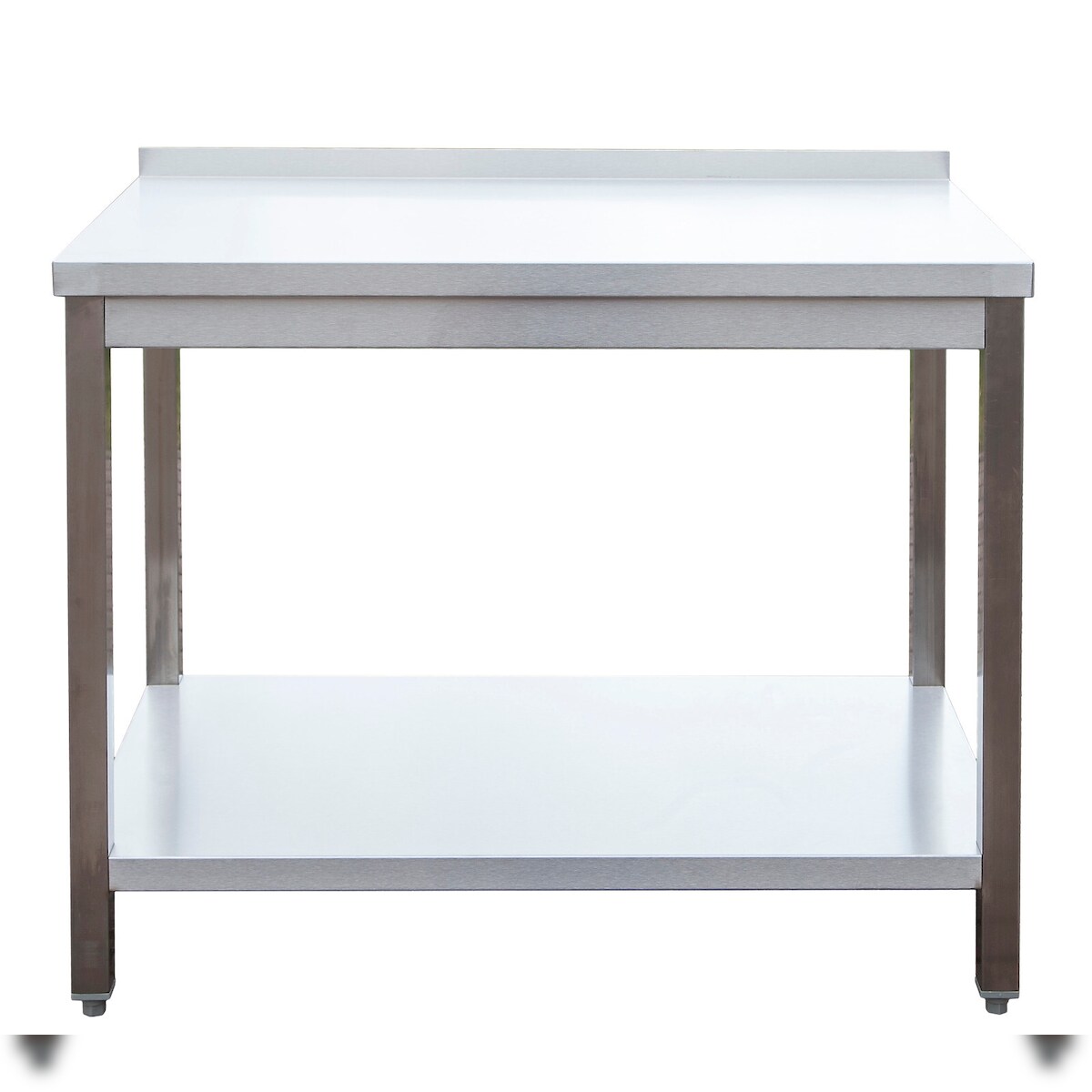 Wimar Gastro Arbeitstisch 1 Grundboden mit Aufkantung Edelstahl (BxT) 2100 x 800 mm Image