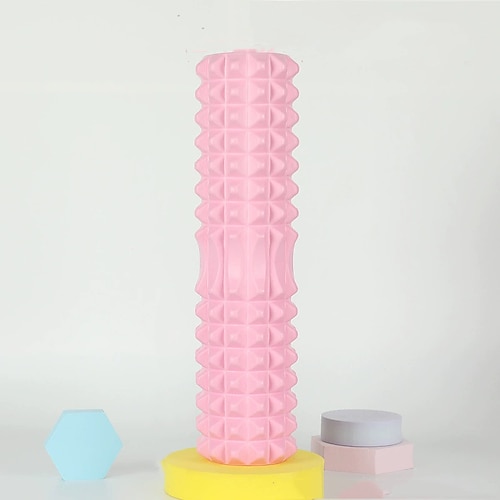 Halbmondförmiger, massiver Schaumstoff-Yogapfosten, 45 x 13 cm, ideal für Fitness, Yoga, Pilates und Muskelentspannung