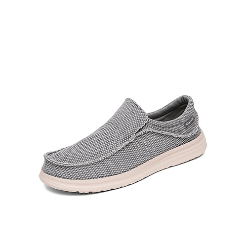 Herren-Slipper aus Canvas für Insel- und Kreuzfahrten, bequeme und stylische Schuhe für Strandurlaub und Resort-Bekleidung Image