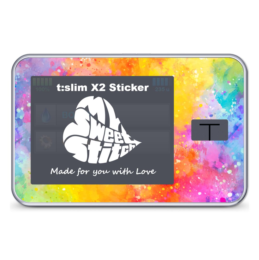 MySweetStitch | Tandem t:slim X2 Sticker Happy Holi 1 pz Accessori