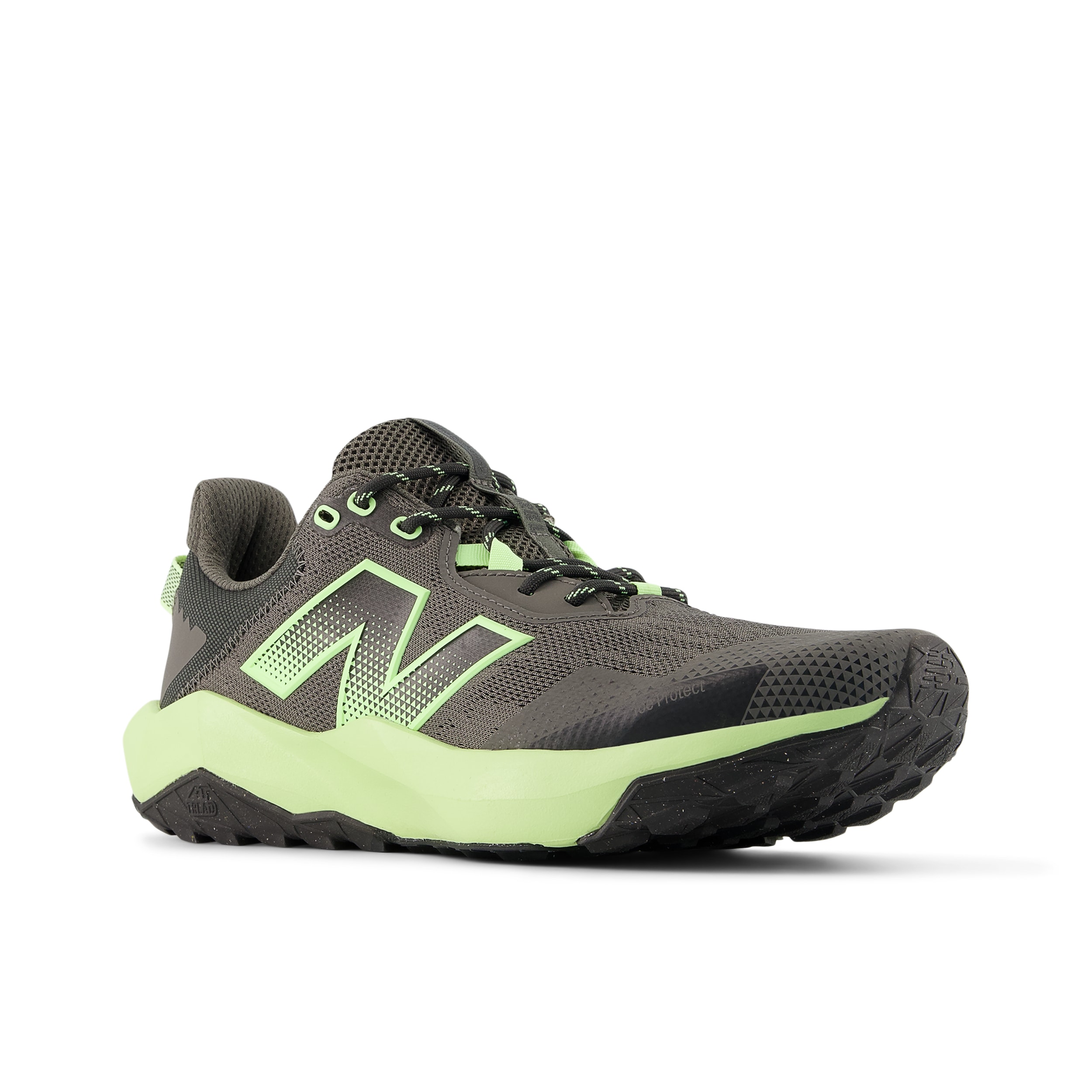 Trailrunningschuh NEW BALANCE "NITREL", Herren, Gr. 43, tornado, Textil, Schuhe, Laufschuh