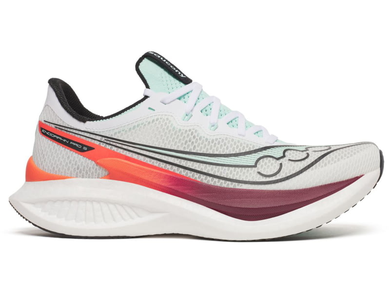 Saucony Endorphin Pro 5 White/Crimson 10.5 S21064-172-10.5