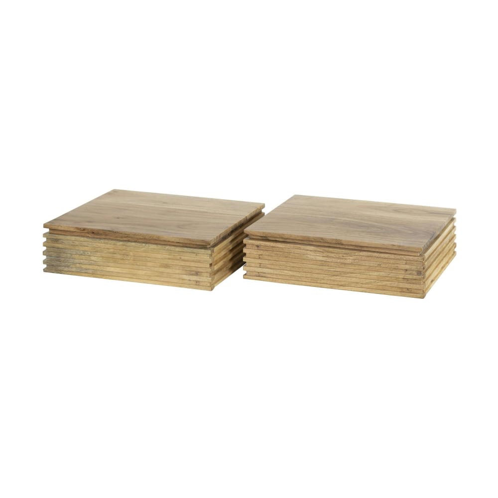 Table de chevet murale 1 tiroir en bois (lot de 2)