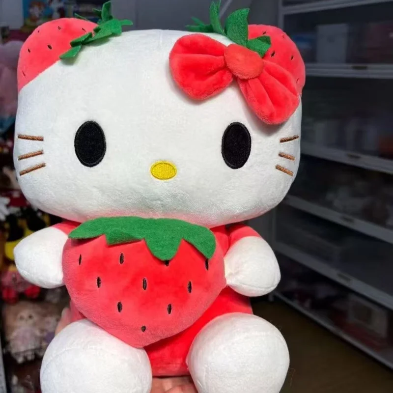20-45cm Kawaii Hello Kitty Plüschtiere Anime Kawaii Kissenpuppe Stofftier Kinder Plüschfiguren Dekoration Peluche Geschenk