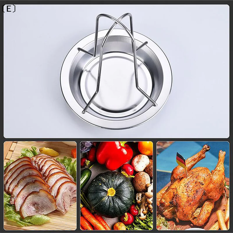 〔E〕Grillständer Hähnchenbräter Küchen- und Outdoor-BBQ-Werkzeug aus Kohlenstoffstahl Antihaftbeschichtete Grillplatte für Hähnchen〔Winter5〕 Image