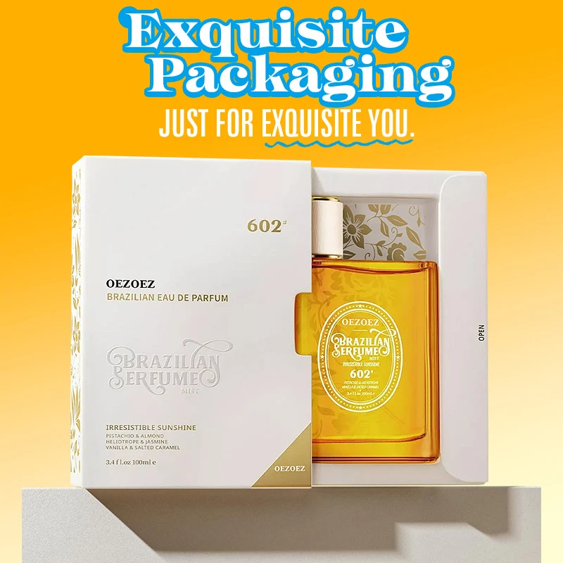 Karamell-Vanille-Parfüm, 100 ml, Damen-Eau de Parfum, unwiderstehliche Sonne, Gourmet-Karamell-Körperspray, Markenparfüm, dauerhafte Pheromone