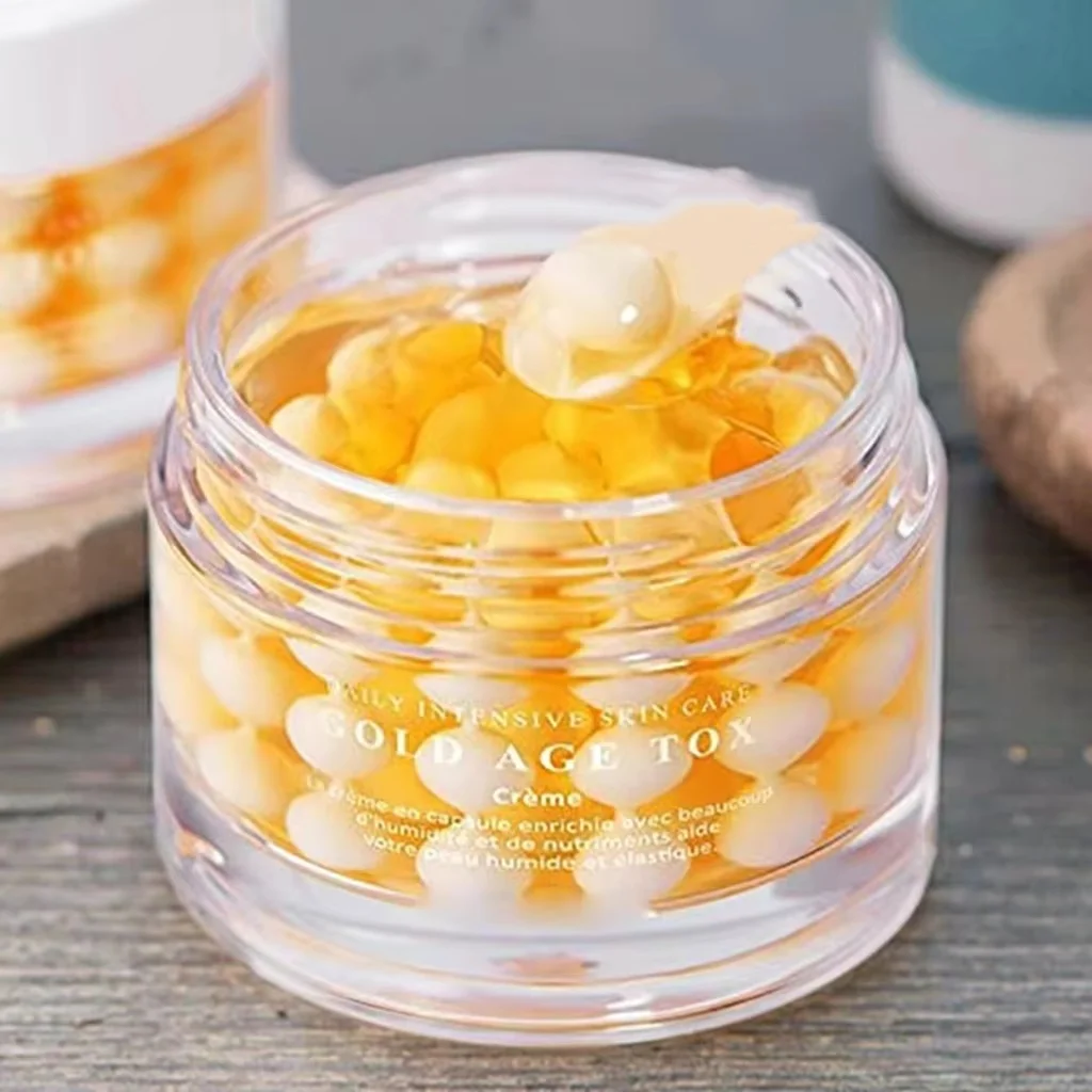 Private Label viso siero essenza capsula prodotto per la cura della pelle vitamina C acido ialuronico glicerina collagene per lo sbiancamento del viso