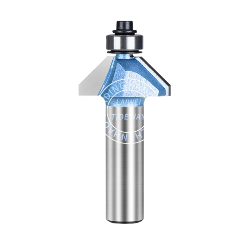 Fresa per legno TIDEWAY LC0203 fresa a 45 gradi per decorazioni in legno fresa per rifilatura fresa decorativa punte per fresa