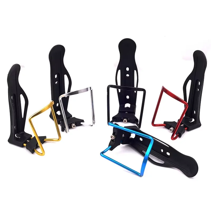 RIDERACE portaborraccia per bicicletta in lega di alluminio regolabile portaborraccia per bici da ciclismo portabiciclette multicolore accessori per gabbie