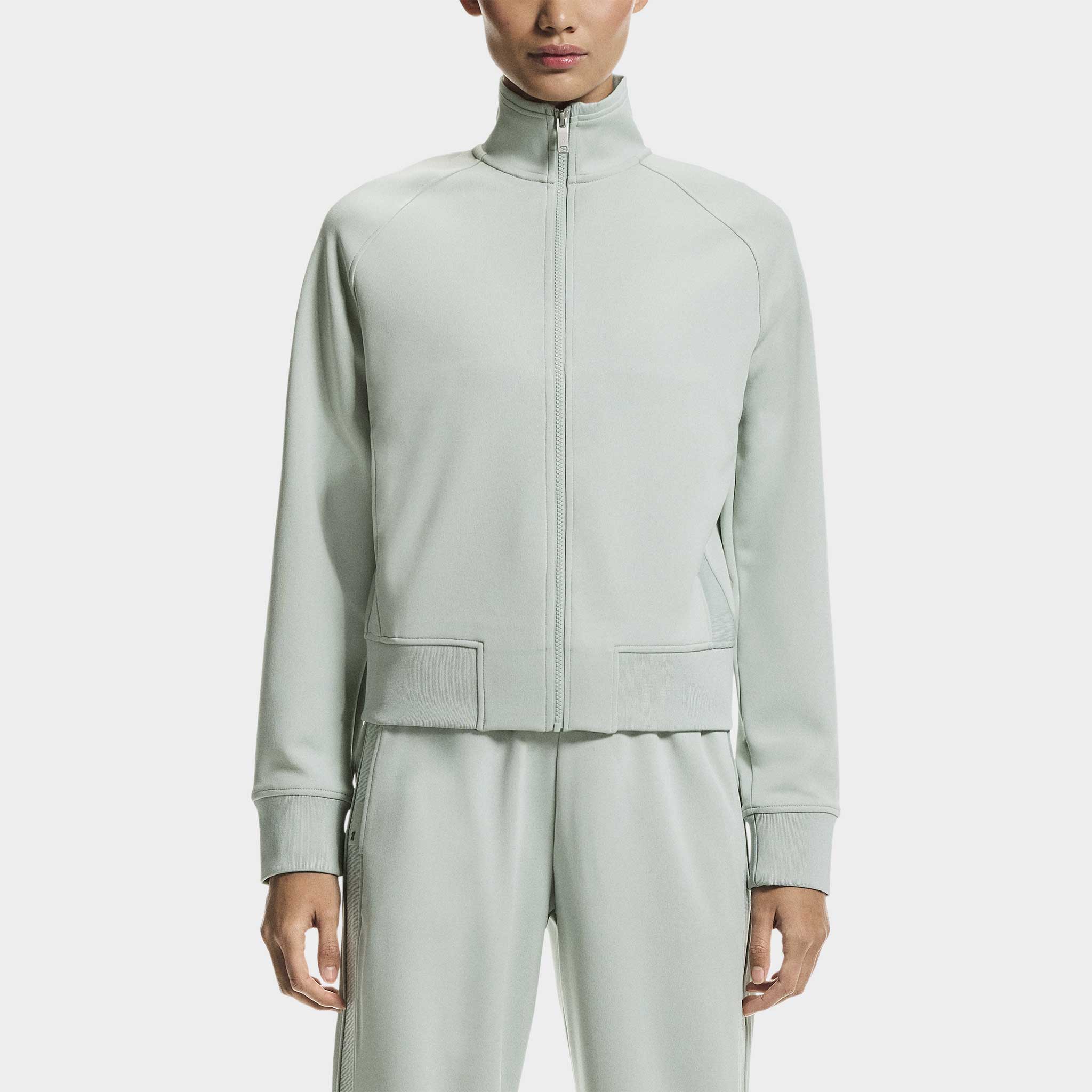 On Courtside Full-Zip Women's Tennis Apparel Mineral