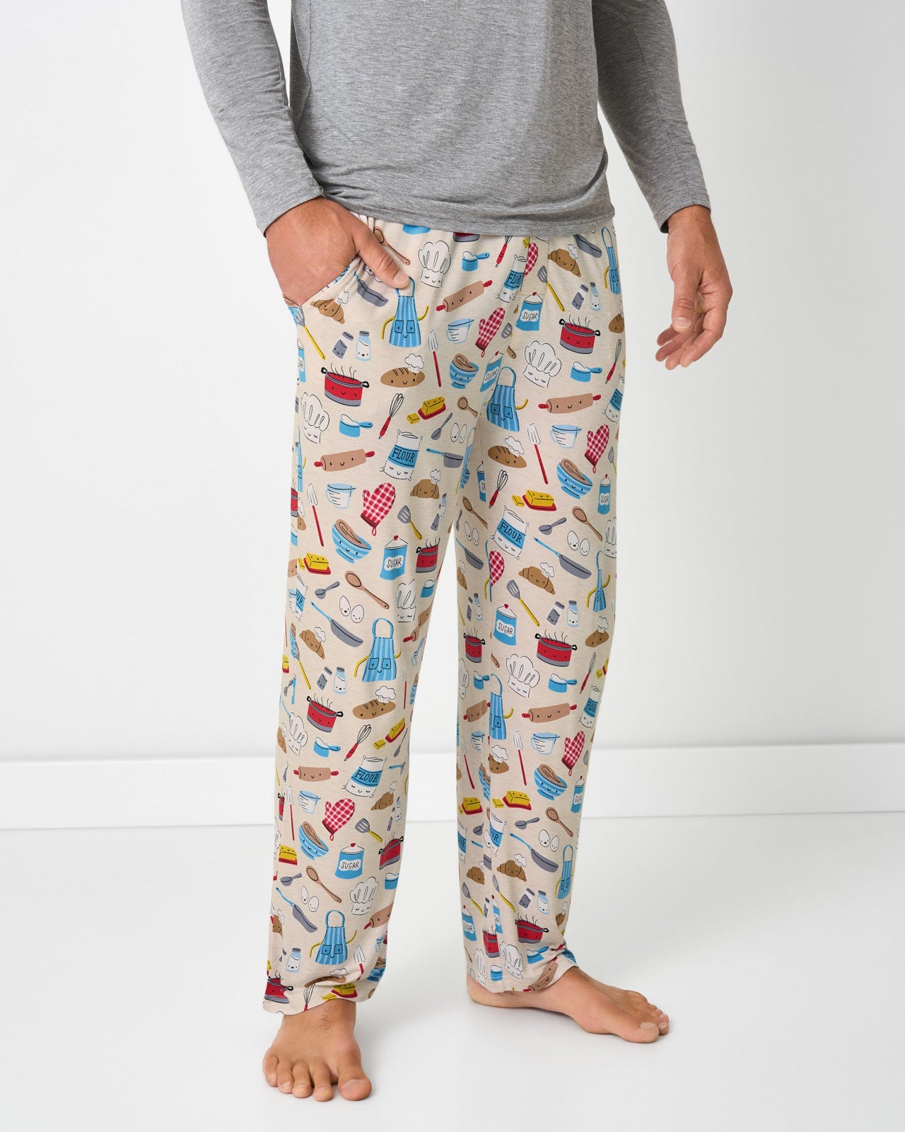 Little Chef Men's Pajama Pants - L