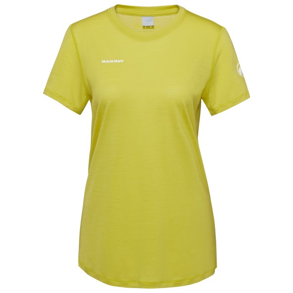 Mammut - Women's Tree Wool Firstlayer T-Shirt - Merinoshirt Gr L gelb