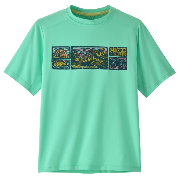Patagonia - Kid's Cap SW T-Shirt - Funktionsshirt Gr S türkis