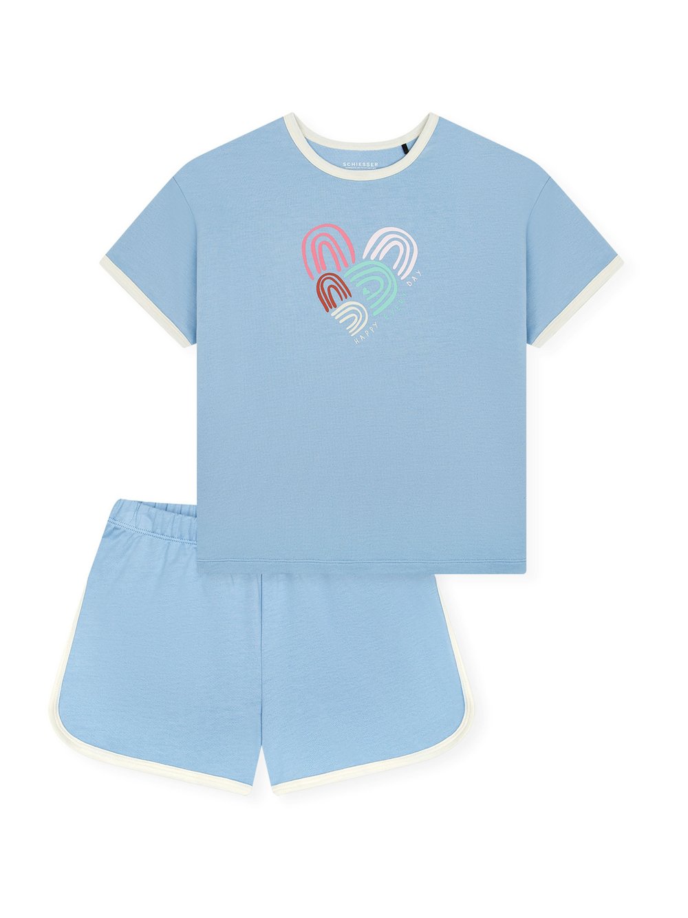 Schiesser Pyjama Mädchen blau, 176 Image