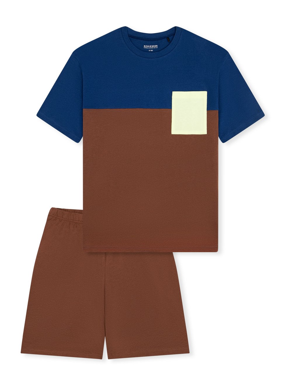 Schiesser Pyjama Jungen blau, 140 Image