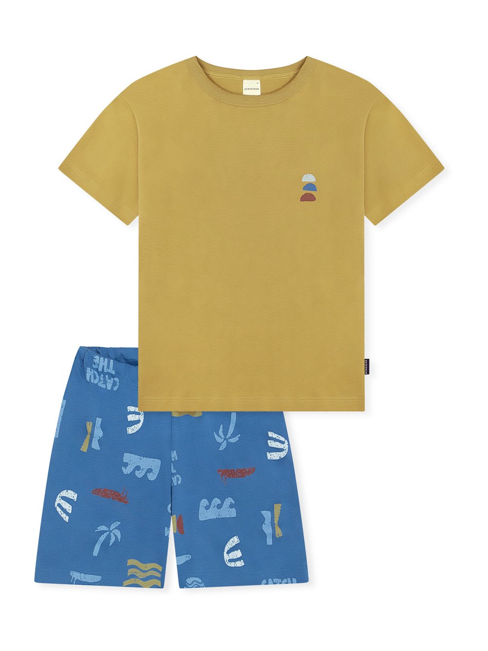 Schiesser Pyjama Jungen khaki, 140 Image