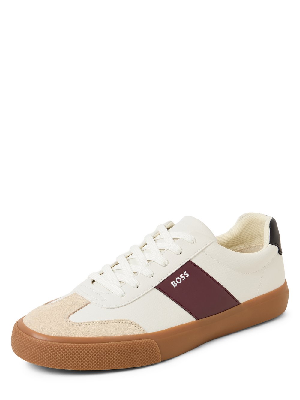 BOSS Sneaker mit Leder-Anteil- Aiden-Tenn Herren ecru, 43