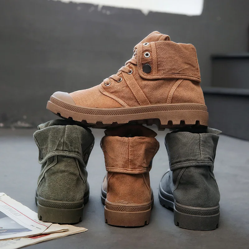 Herren Casual stiefel High-top Leinwand Schuhe Mode Männer Grau grün Atmungsaktive Sport Turnschuhe Männlichen Trainer Skateboard Trend Schuhe 45