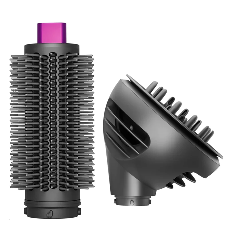 ABKR-Runder Volumenbürstenaufsatz und Wellen-Curl-Diffusor für Dyson Airwrap HS01 HS05 HS08 Lockenstab-Einheiten B Image