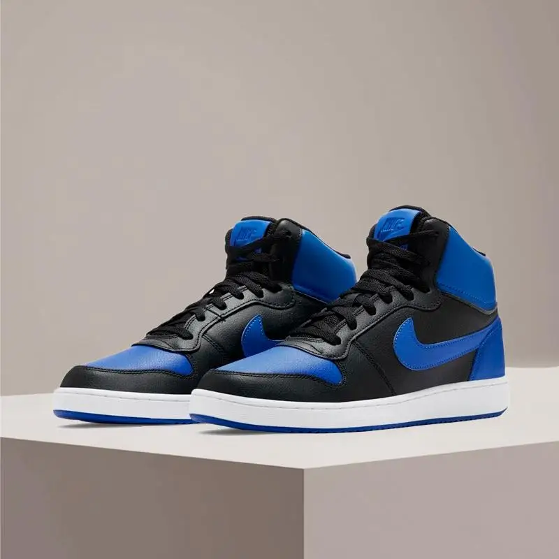 Nike Ebernon Low-Top Classic Comfort, rutschfeste, dämpfende, langlebige Unisex-Skateschuhe für den Alltag, AQ1773-001