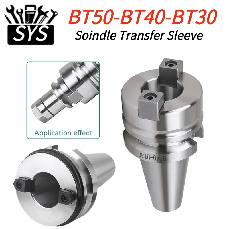 SYS Bt50 bis Bt40 Spindel-Transferhülse BT50-BT40 BT40-BT30 NC-Werkzeugschaft Bt50 Transferhülse unkalibrierte Spindel Image