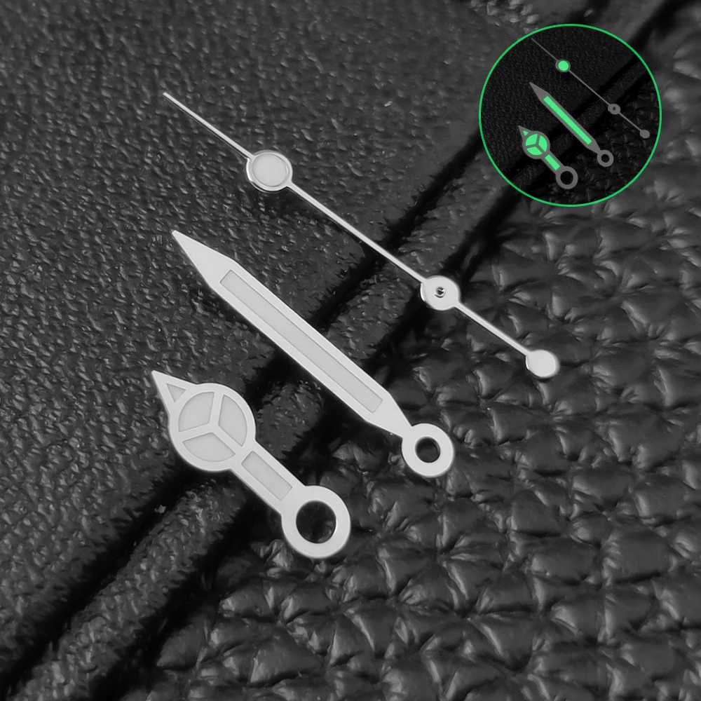 Neiton Green Luminous Watch Hands passen für NH35 NH36 Uhren, modifiziertes Zubehör, 3-polig Image