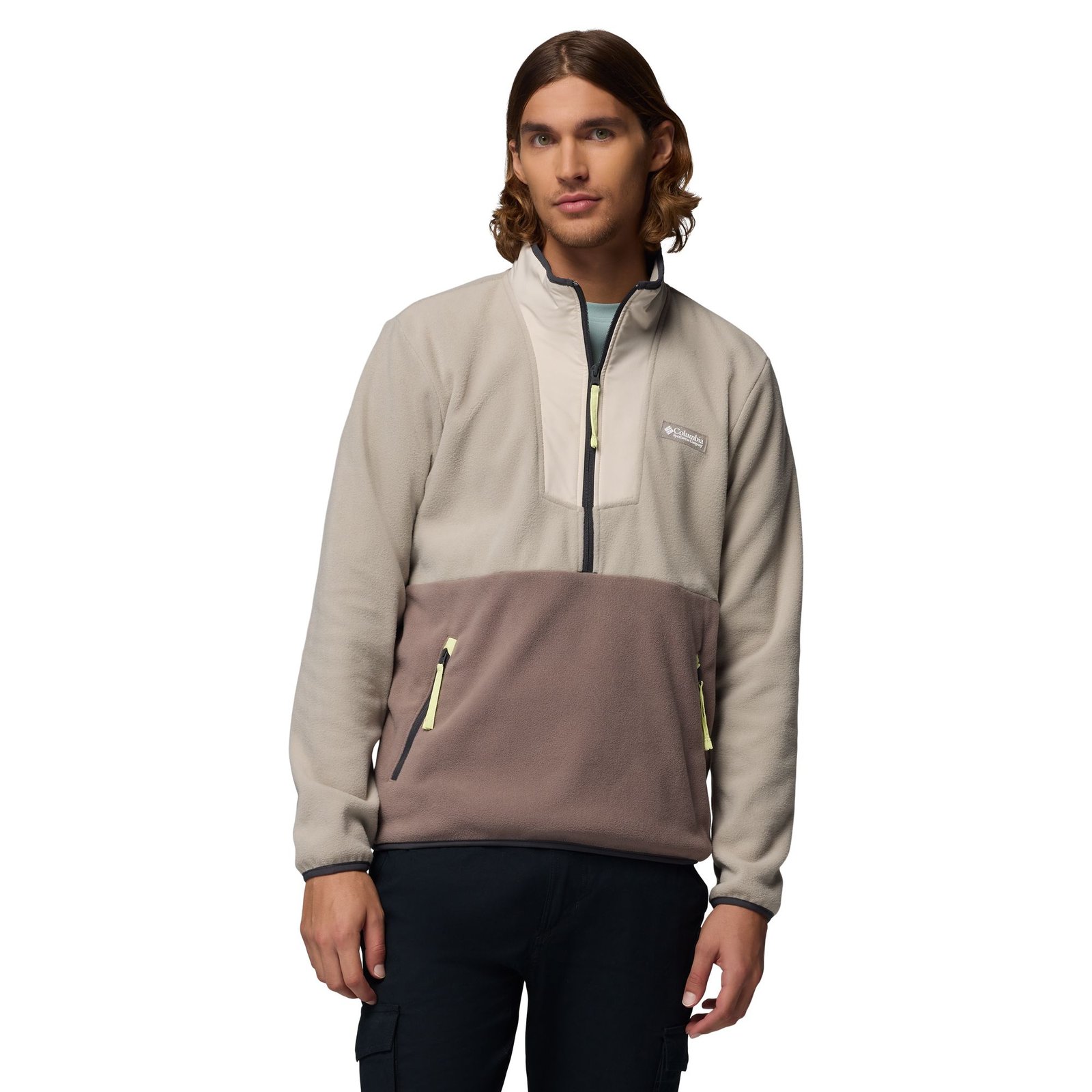 Columbia Men's Sequoia Grove Half-Zip Fleece (Size M) Flint Grey, Fleece,Polyester