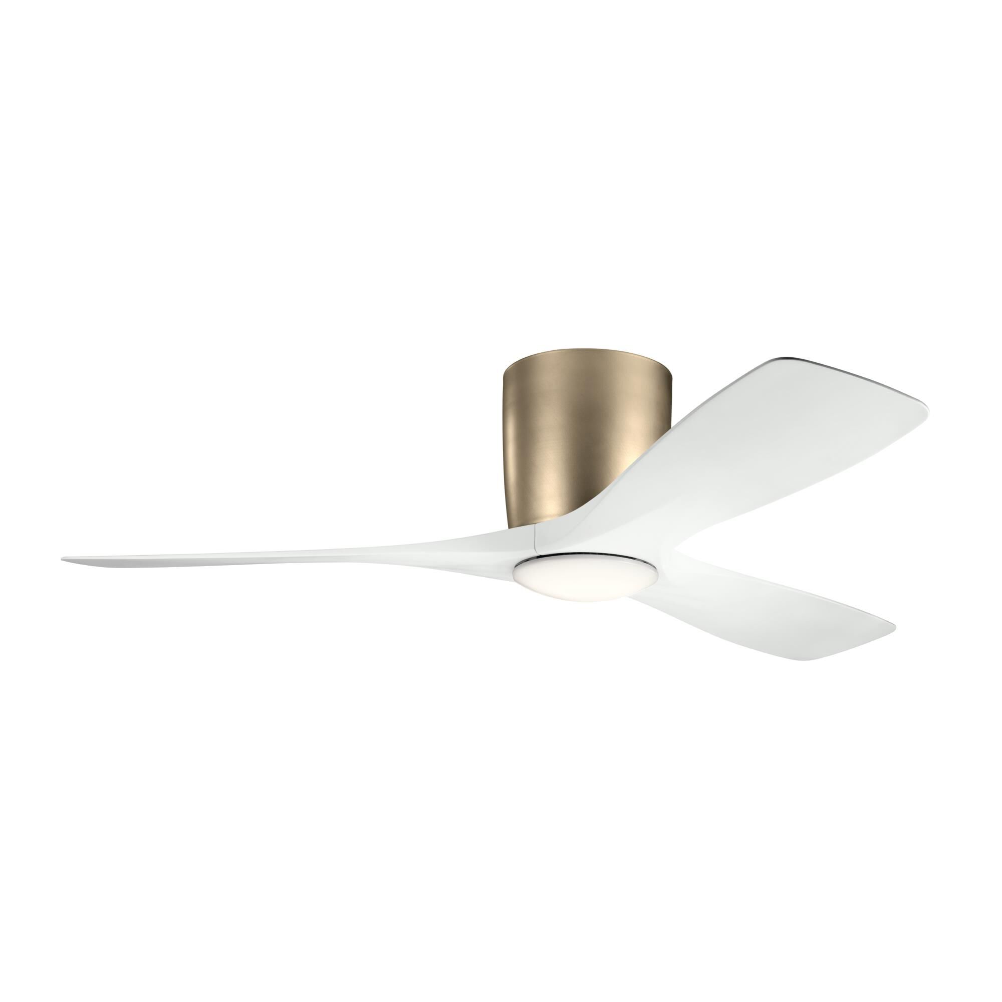 Kichler Lighting Volos 48 Inch Flush Mount Fan with Light Kit - 300032CPZ
