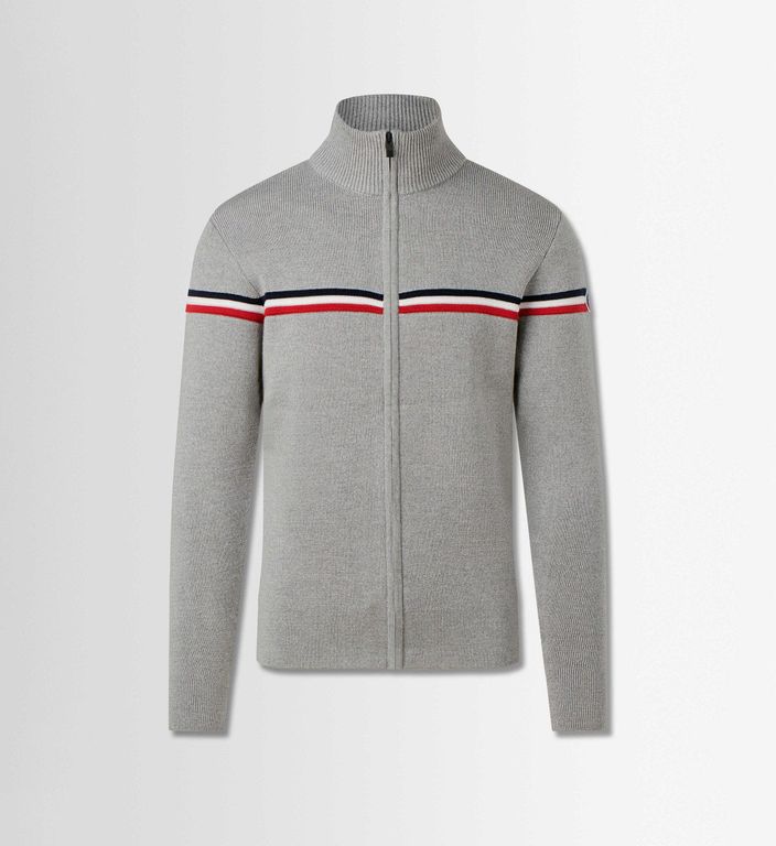 Wengen Fiz Sweater - Gray - Fusalp Knitwear