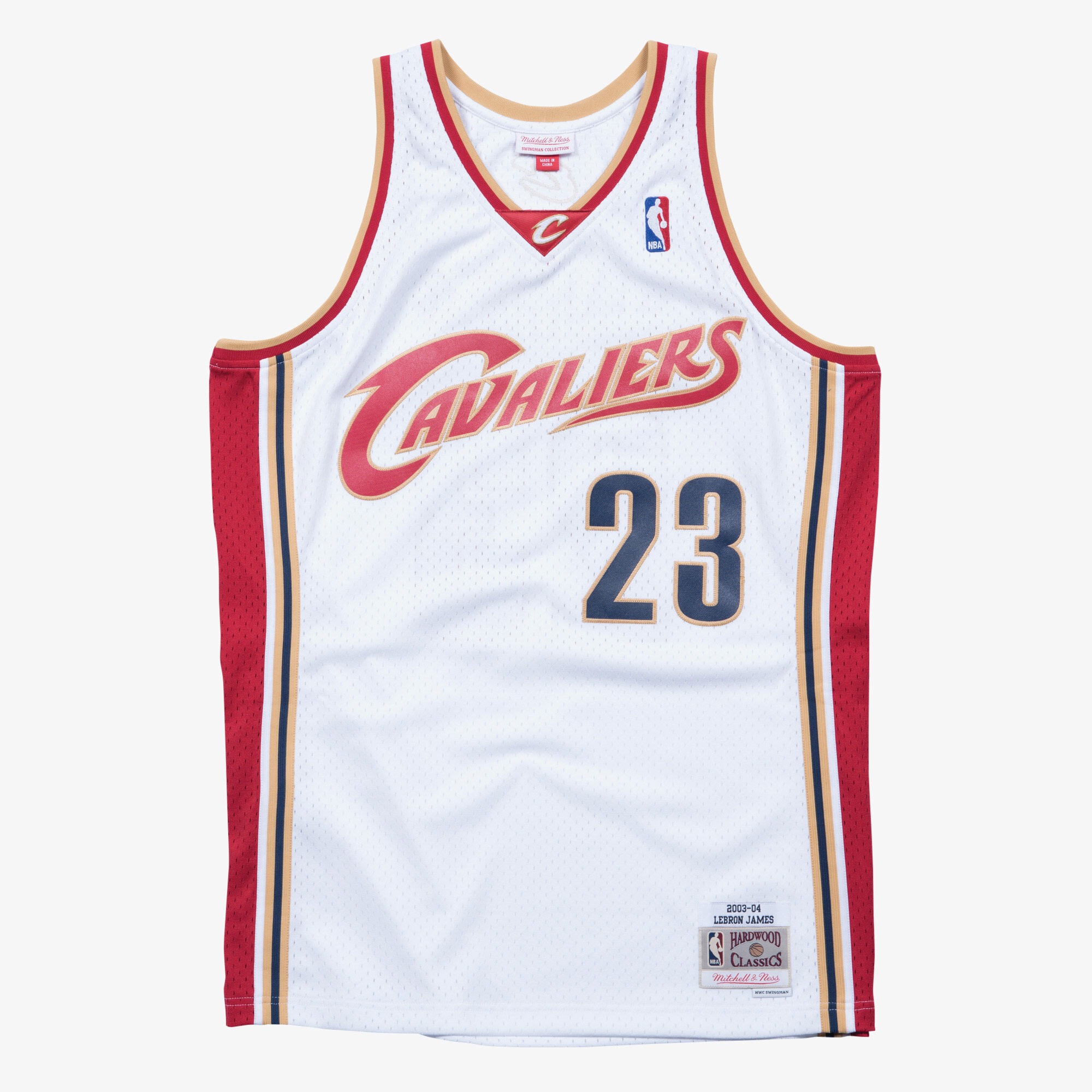 Cleveland Cavaliers Mitchell & Ness Swingman-Trikot Home Lebron James 2003-04 Image