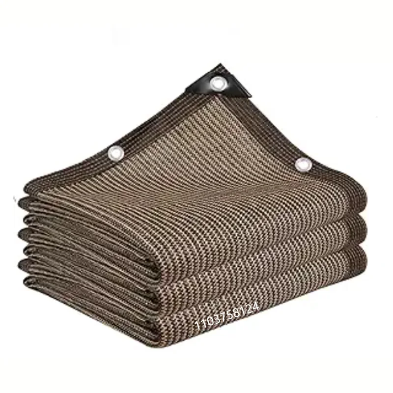 Anti UV Kaffee Braun HDPE Sonnenschutz Segel Pavillon Sonnenschutz Schatten Tuch Sonnenschutz Netting Terrasse Balkon Bildschirm Auto Abdeckung