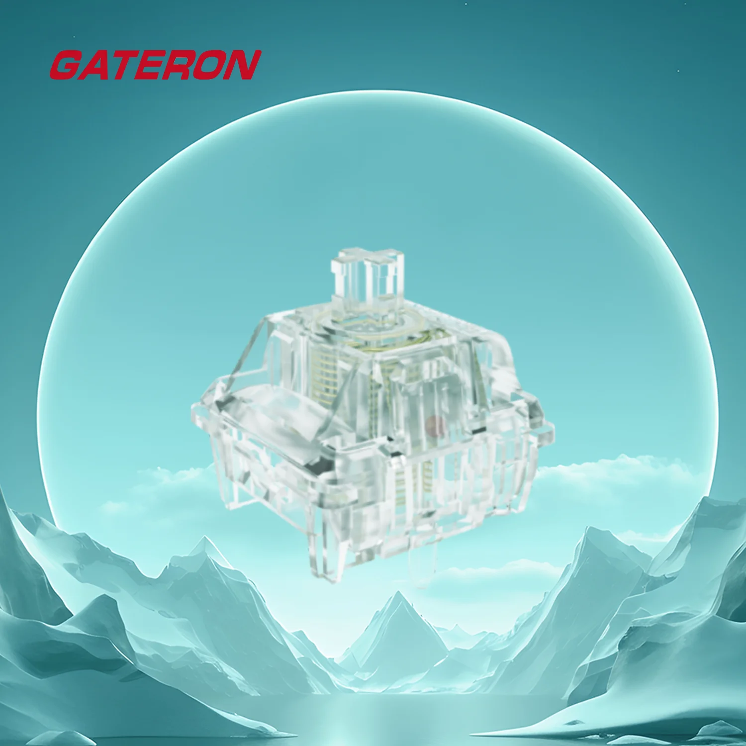 GATERON Magnetic Jade Max RGB Linear Switch Hall Sensor Tastatur DIY Volltransparent KS-20 für magnetische Tastaturen ​ Image