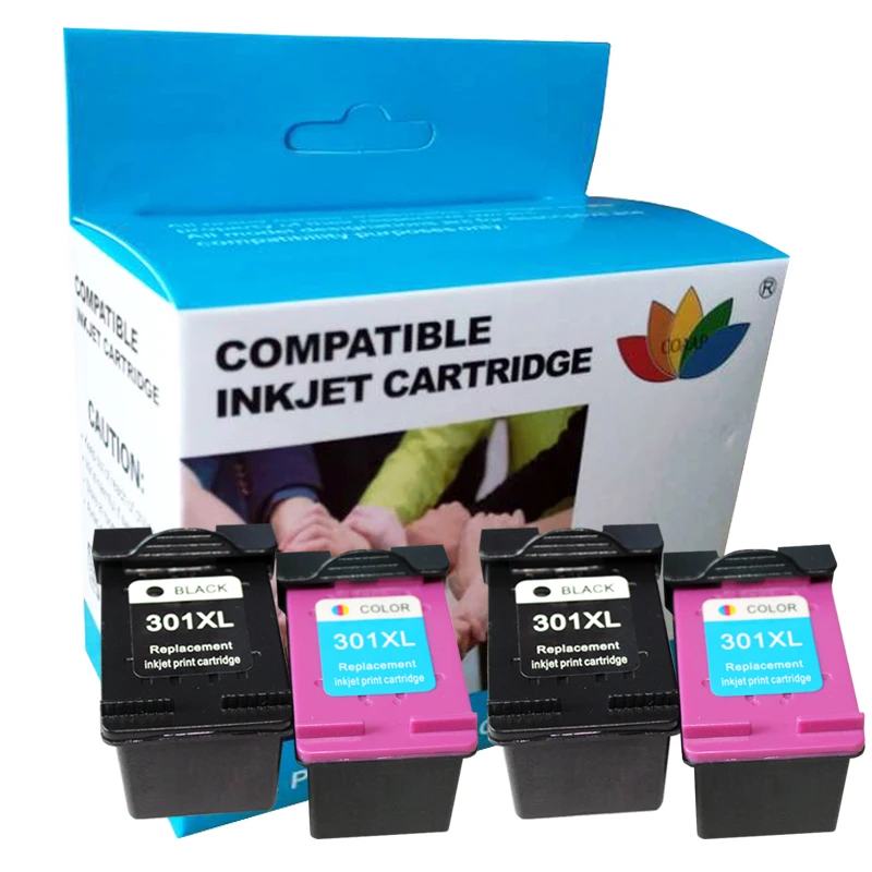 KOMPATIBLE HP301 ERSATZKARTUSCHE FÜR HP Officejet 2620 4630 DESKJET 1510 2540 2542 3059A ENVY 4500 4504 5532 4502 4630 Image
