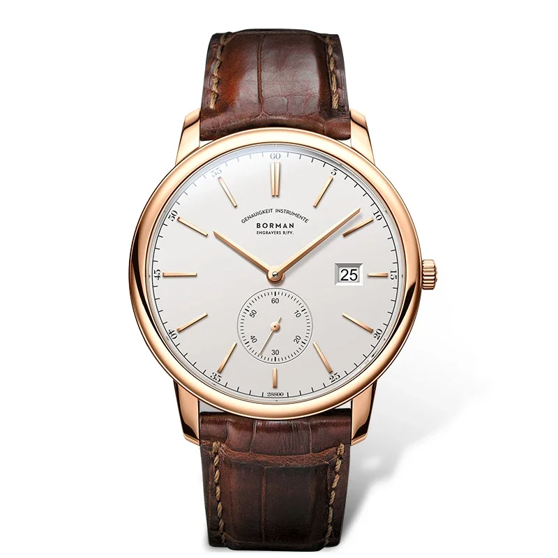 BORMAN BM3817 TOP Uhr Neue 42 Luxus Männer Automatische Mechanische herren Uhren Saphir Ultra-dünne 50 M Wasserdicht sub Zifferblatt Uhren Image