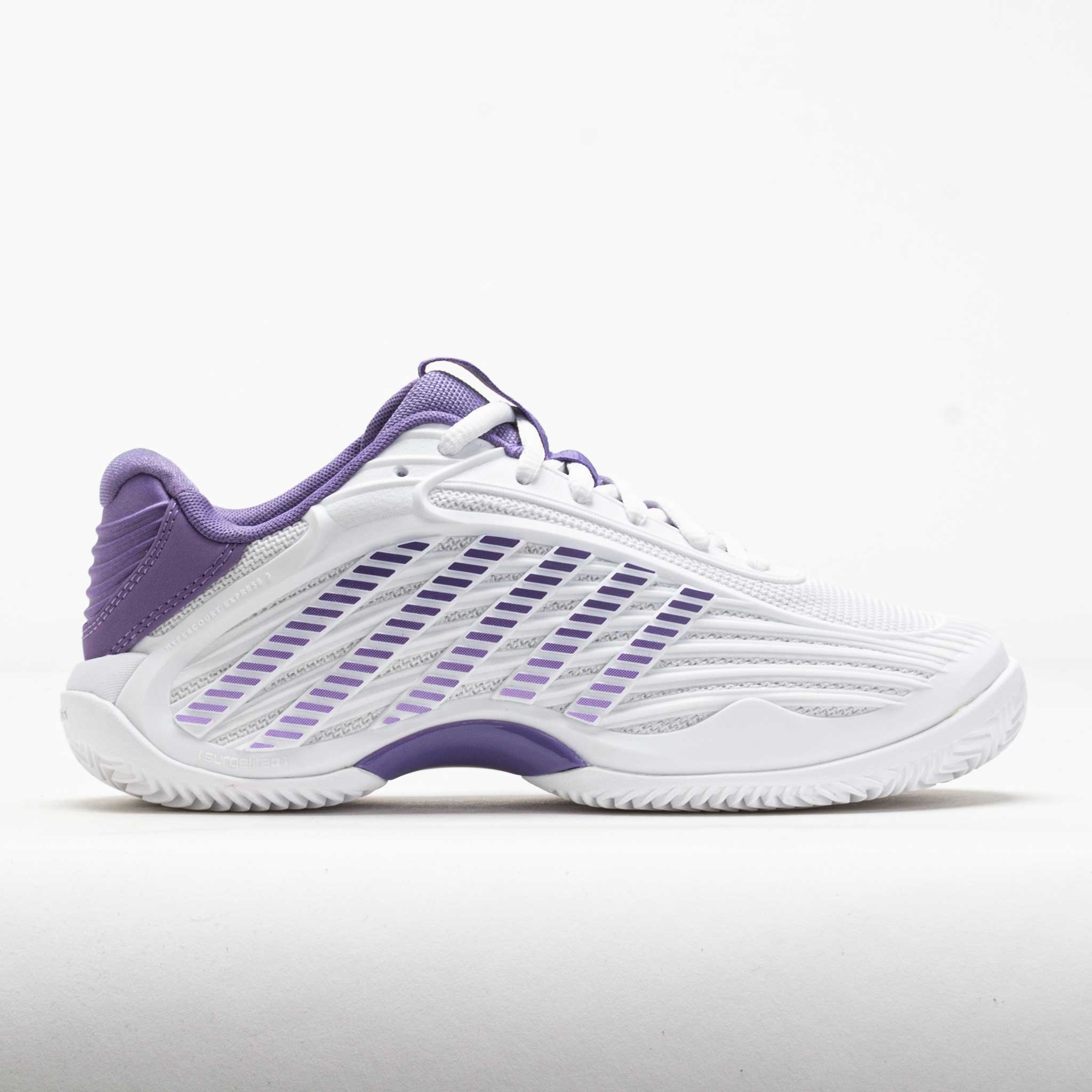 K-Swiss Hypercourt Express 3 Clay Women's Tennis Shoes White/Purple Haze/Lunar Rock