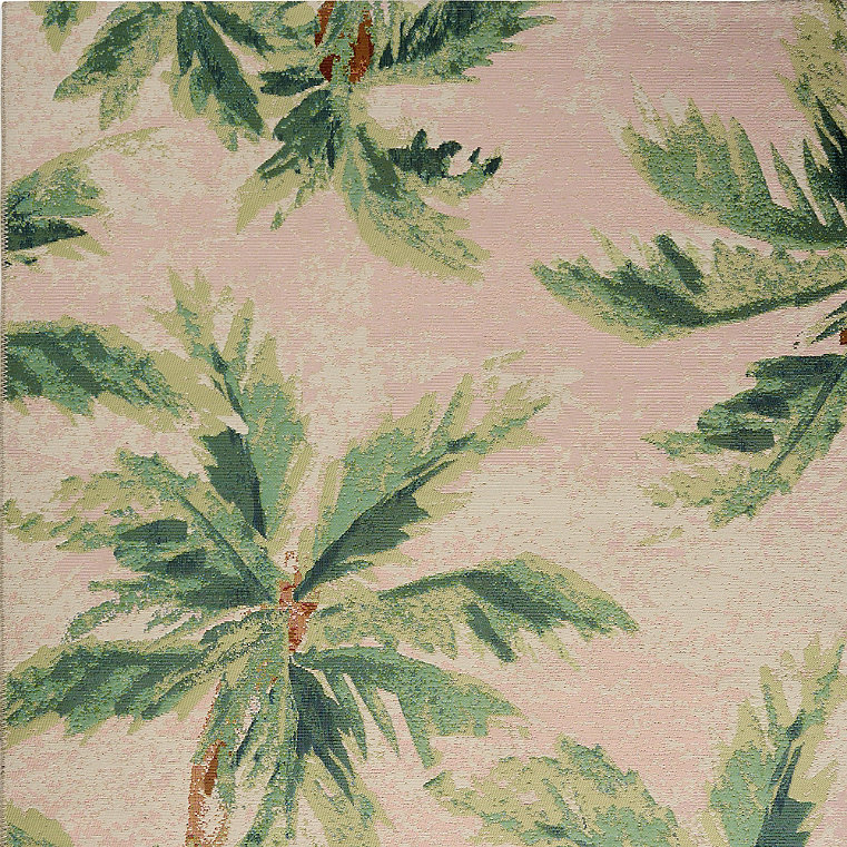 Malibu Outdoor Rug - Pink, 2'5" X 11'2"/Pink - Grandin Road