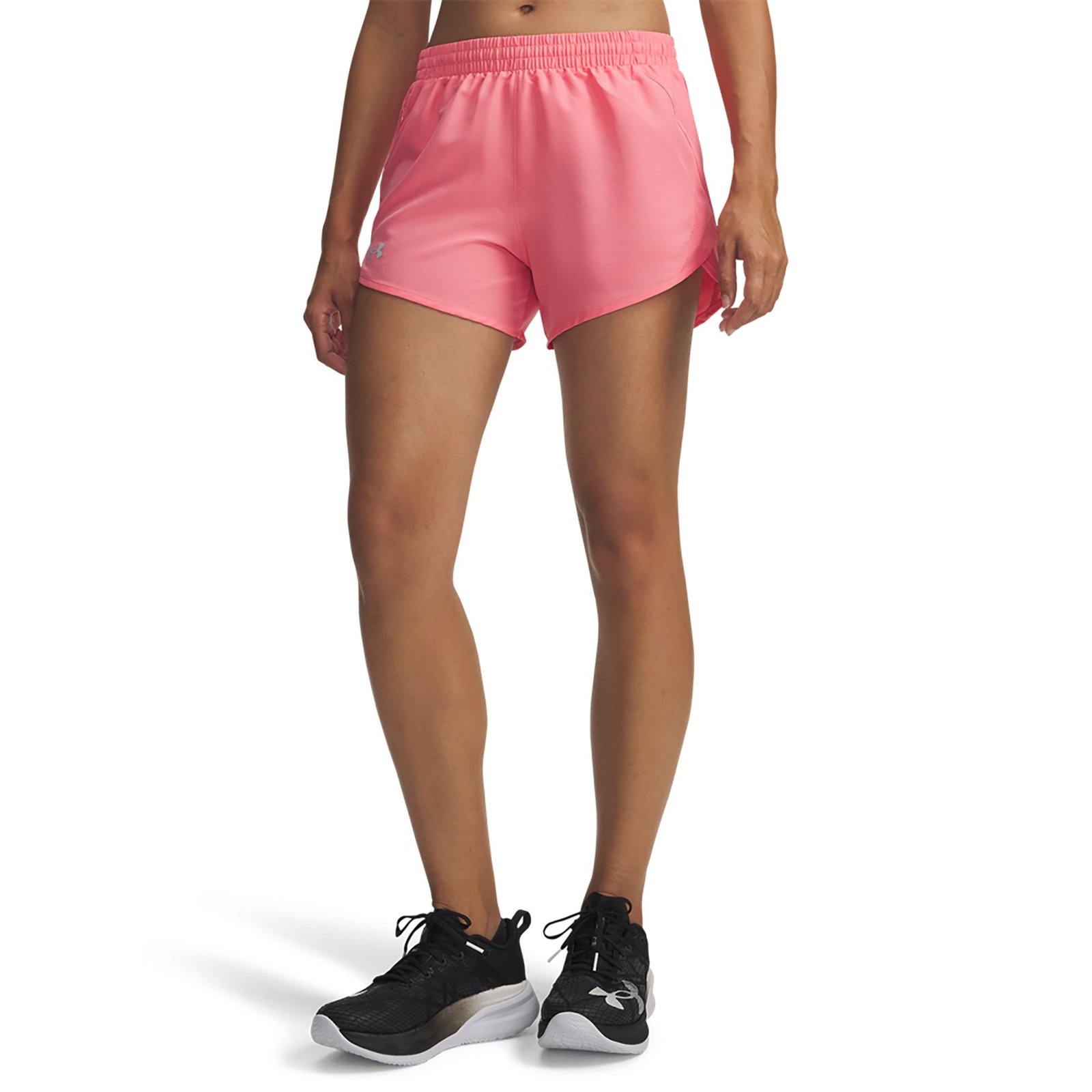 Under Armour Women's Fly By Shorts (Size S) Bittersweet Pink/Bittersweet Pink/Reflective, Polyester